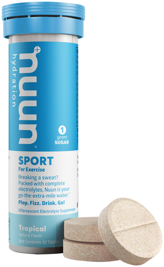 Nuun Sport Hydration Tablets: Tropical Fruit, Box of 8 Tubes