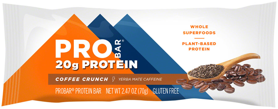 ProBar Protein Bar - Coffee Crunch with Caffeine, Box of 12