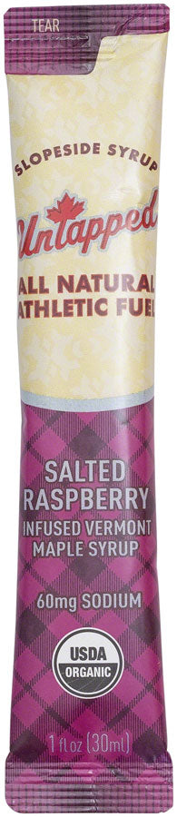 UnTapped Maple Syrup Energy Gel - Salted Raspberry, Box of 20
