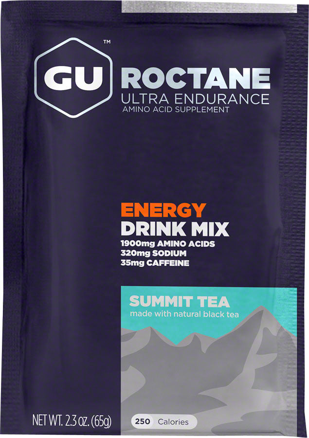 GU Roctane Energy Drink Mix - Summit Tea, Box of 10