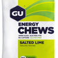 GU Energy Chews - Salted Lime, Box of 12 Bags