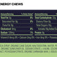 GU Energy Chews - Salted Lime, Box of 12 Bags