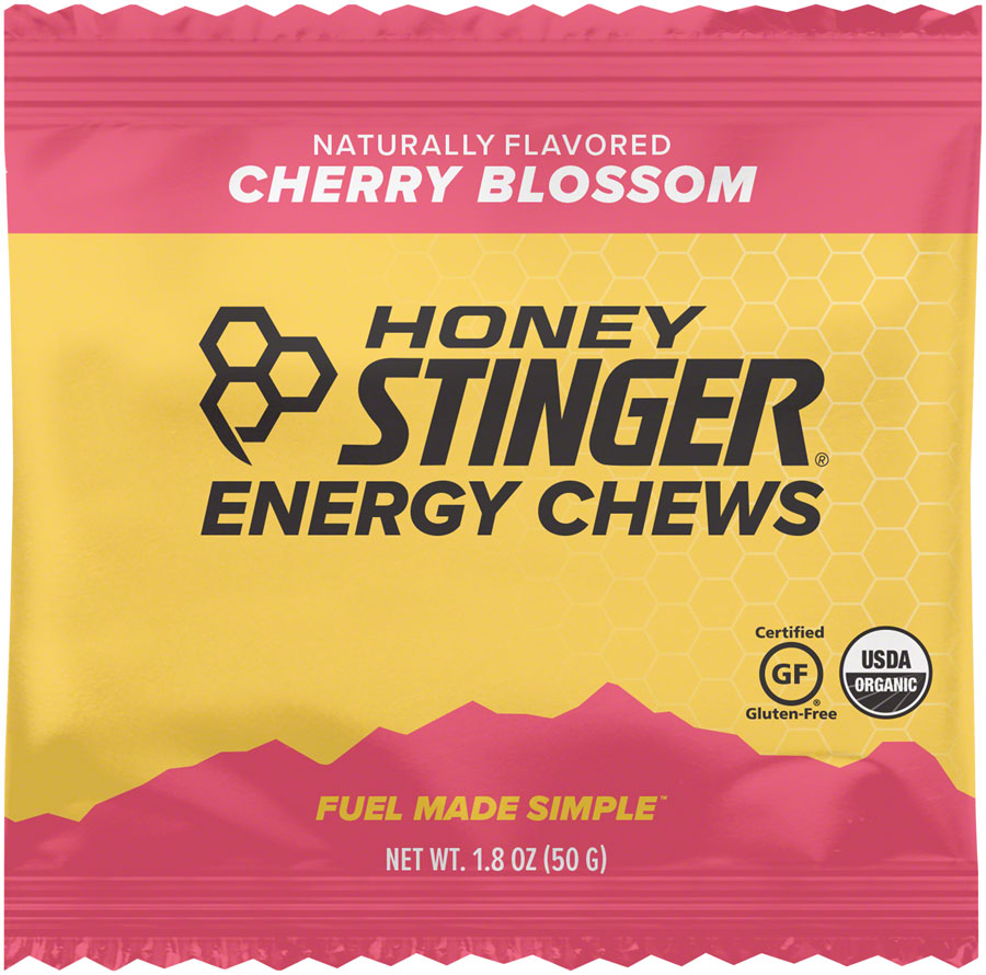 Honey Stinger Organic Energy Chews - Cherry Blossom, Box of 12