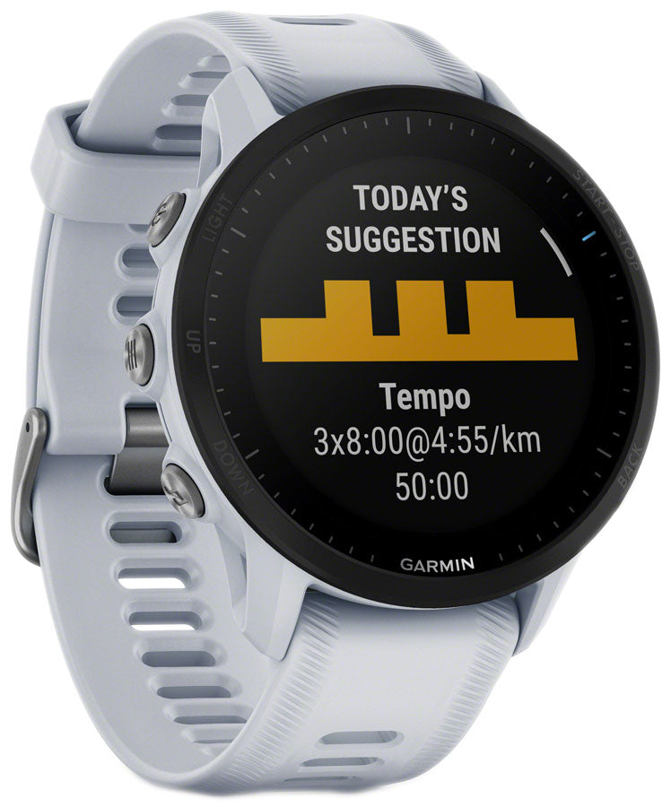 Garmin Forerunner 955 GPS Smartwatch - 45.6mm, Whitestone