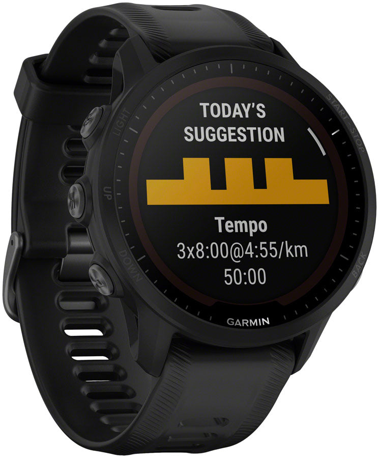 Garmin Forerunner 955 Solar GPS Smartwatch - 45.6mm, Black
