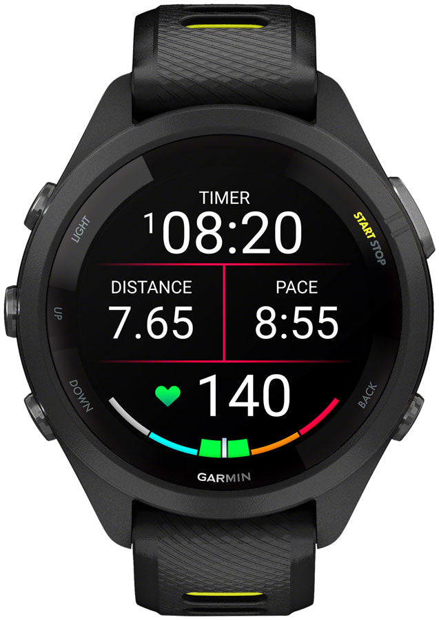 Garmin Forerunner 265S GPS Smartwatch - 42mm, Black Bezel and Case 