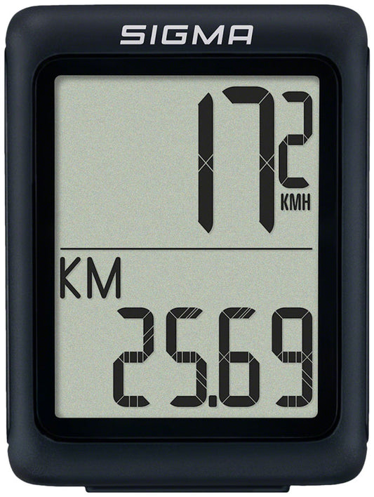Sigma BC 5.0 WR Bike Computer - Wired, Black