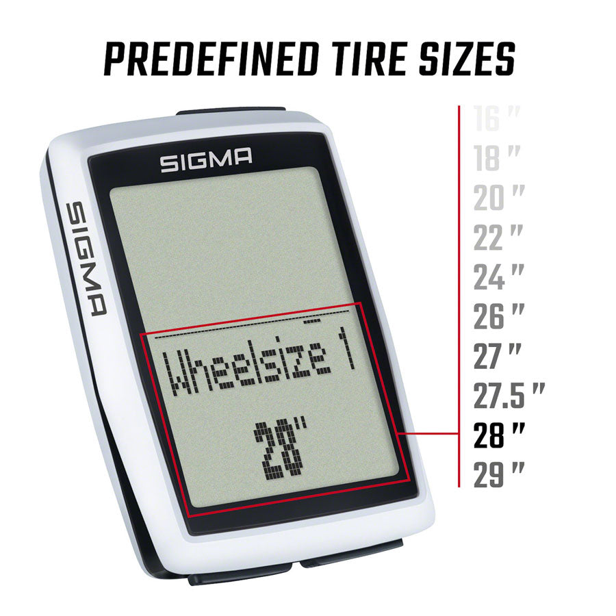 Sigma BC 12.0 WR Bicycle Computer
