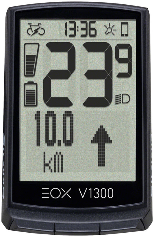 Sigma EOX View 1300 Bike Computer - Standard Display