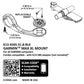K-EDGE Garmin Max XL Mount - 31.8, Black