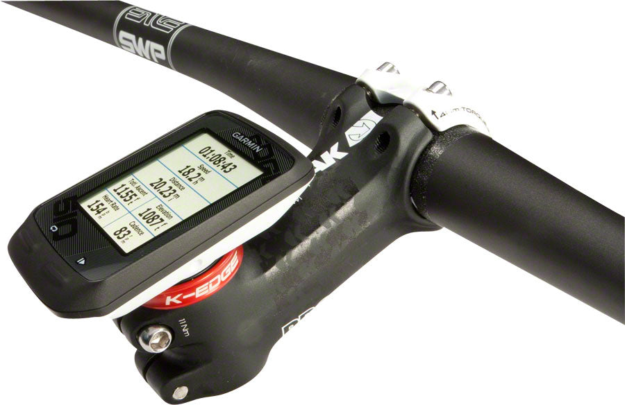 K-EDGE Gravity Stem Cap Mount for Garmin Quarter Turn Type Computers, Red