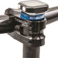 K-EDGE Gravity Stem Cap Mount for Garmin Quarter Turn Type Computers, Blue