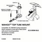 K-EDGE Wahoo Top Tube Mount - Black