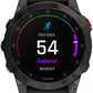 Garmin epix Gen 2 Sapphire GPS Smartwatch - 47mm, Titanium Case, Black Band