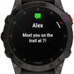 Garmin epix Gen 2 Sapphire GPS Smartwatch - 47mm, Titanium Case, Black Band