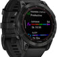 Garmin fēnix 7 Sapphire Solar GPS Smartwatch - 47mm, Black DLC Titanium Case, Black Band