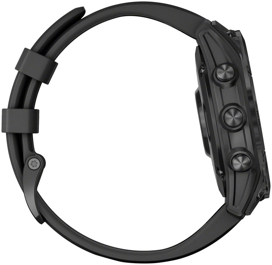 Garmin fēnix 7 Solar GPS Smartwatch - 47mm, Slate Gray Case, Black Band