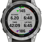 Garmin fēnix 7 GPS Smartwatch - 47mm, Silver Case, Graphite Band