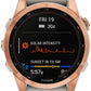 Garmin fēnix 7S Solar GPS Smartwatch - 42mm, Rose Gold Case, Light Sand Band
