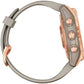 Garmin fēnix 7S Solar GPS Smartwatch - 42mm, Rose Gold Case, Light Sand Band