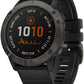 Garmin Fenix 6X Pro Solar GPS Watch - Carbon Gray/Black