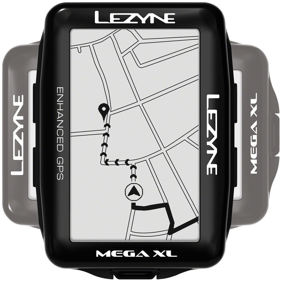 Lezyne Mega XL GPS Bike Computer - GPS, Wireless, Black