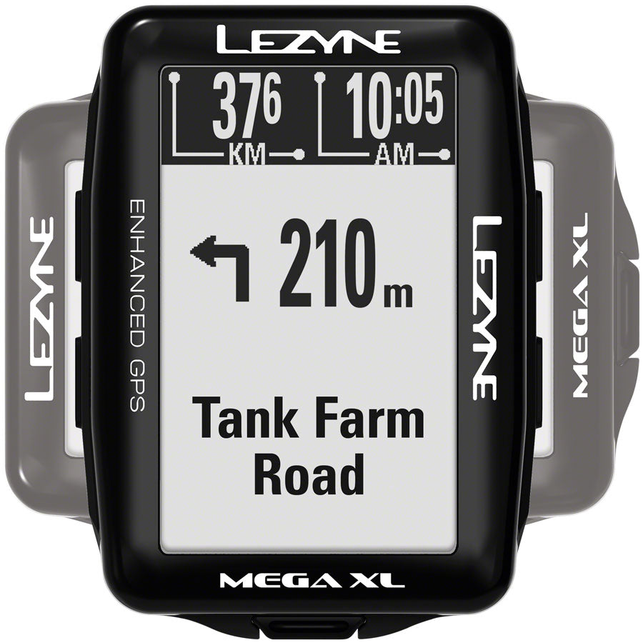 Lezyne Mega XL GPS Bike Computer - GPS, Wireless, Black