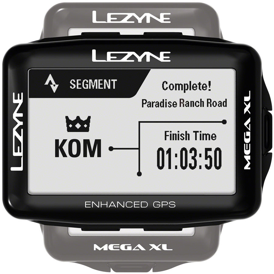 Lezyne Mega XL GPS Bike Computer - GPS, Wireless, Black