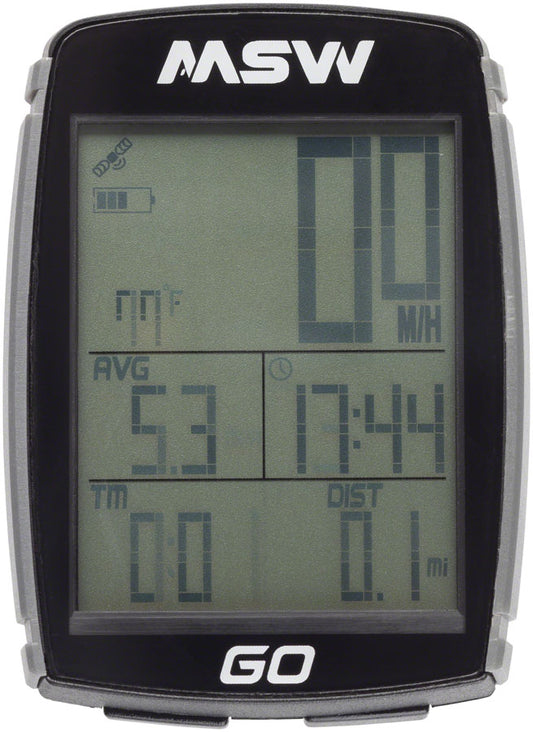 MSW Miniac GO GPS Bike Computer - GPS, Wireless