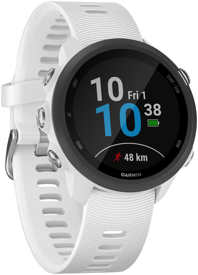 Garmin Forerunner 245 Music Wi-Fi GPS Running Watch: White/Black