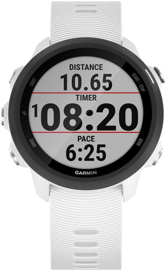 Garmin Forerunner 245 Music Wi-Fi GPS Running Watch: White/Black