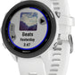Garmin Forerunner 245 Music Wi-Fi GPS Running Watch: White/Black
