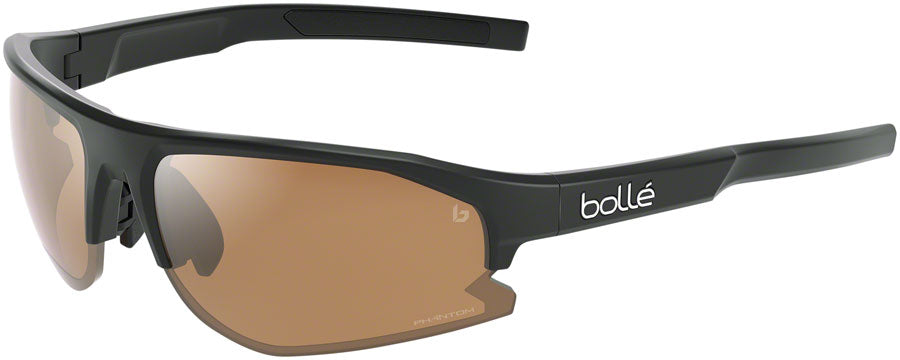 Bolle BOLT 2.0 Sunglasses - Matte Black, Phantom Brown Gun Photochromic Lenses