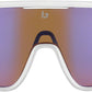 Bolle SHIFTER Sunglasses - Shiny White, Brown Blue Lenses