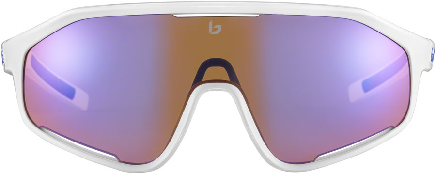 Bolle SHIFTER Sunglasses - Shiny White, Brown Blue Lenses