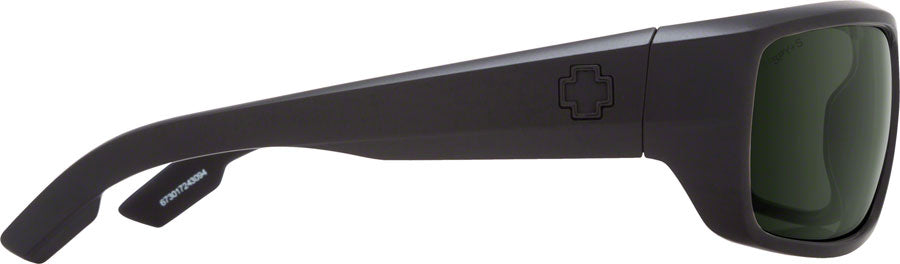 SPY+ BOUNTY Sunglasses - Matte Black, Happy Gray Green Lenses