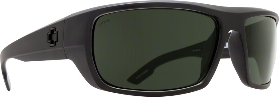 SPY+ BOUNTY Sunglasses - Matte Black, Happy Gray Green Lenses