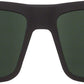 SPY+ CYRUS Sunglasses - Soft Matte Black, Happy Gray Green Polarized Lenses