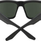 SPY+ CYRUS Sunglasses - Matte Black, Happy Gray Green Lenses