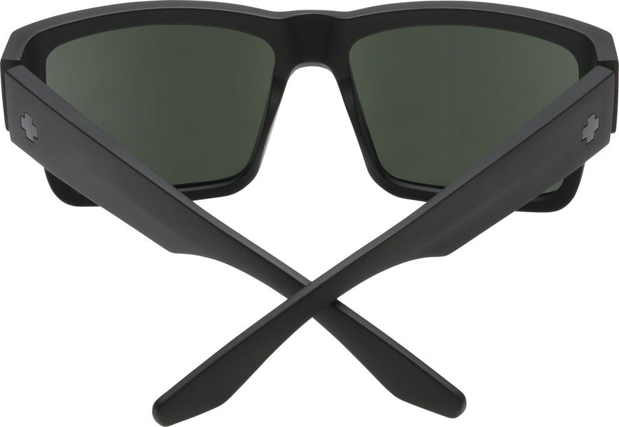 SPY+ CYRUS Sunglasses - Matte Black, Happy Gray Green Lenses