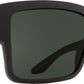 SPY+ CYRUS Sunglasses - Matte Black, Happy Gray Green Lenses