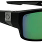 SPY+ DIRTY MO TECH Sunglasses - Soft Matte Black, Happy Bronze with Green Spectra Mirror Lenses