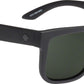 SPY+ DISCORD Sunglasses - Soft Matte Black, Happy Gray Green Lenses