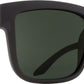 SPY+ DISCORD Sunglasses - Soft Matte Black, Happy Gray Green Lenses