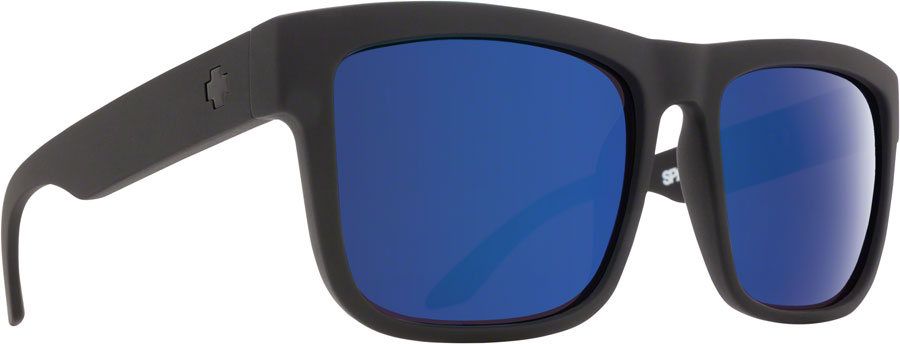 SPY+ DISCORD Sunglasses - Matte Black, Happy Bronze Polarized with Blue Spectra Mirror Lenses