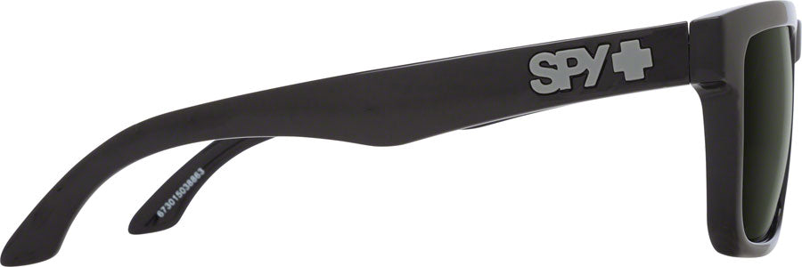 SPY+ HELM Sunglasses - Black, Happy Gray Green Lenses