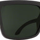 SPY+ HELM Sunglasses - Black, Happy Gray Green Lenses