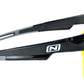Optic Nerve Fixie Max Sunglasses - Black, Yellow Lens Rim, Smoke Lens with Silver Flash