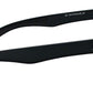 Optic Nerve Rumble Sunglasses - Matte Black, Polarized Smoke Lens with Green Mirror