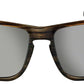 Optic Nerve Rumble Sunglasses - Shiny Driftwood Demi, Polarized Brown Lens with Silver Flash Mirror